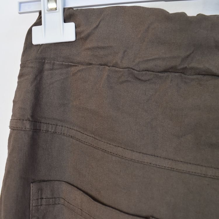 Stretchig Byxa MÖRK TAUPE
