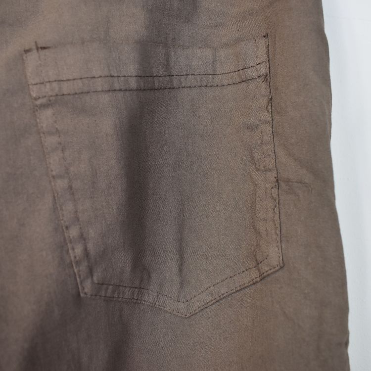 Stretchig Byxa MÖRK TAUPE
