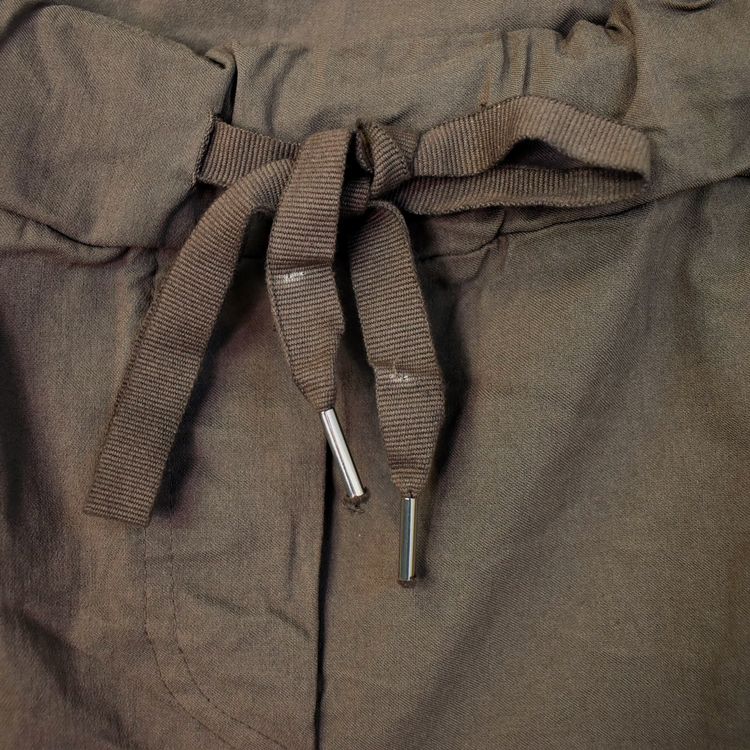 Stretchig Byxa MÖRK TAUPE
