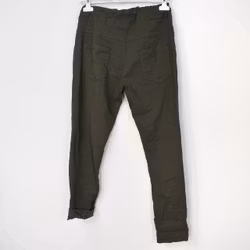 Stretchig Byxa MÖRK KAKI