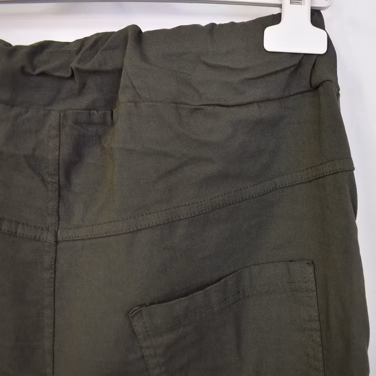 Stretchig Byxa MÖRK KAKI