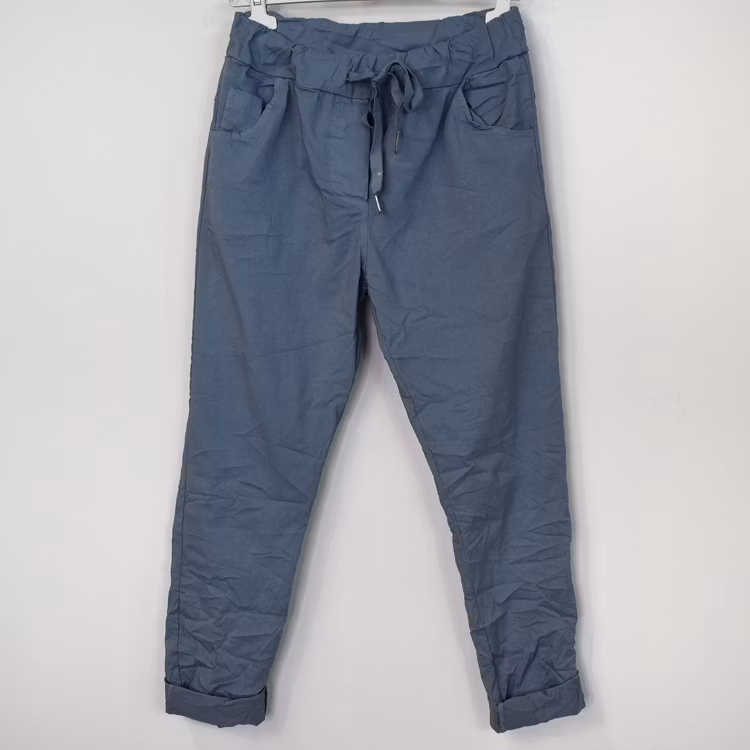 Stretchig Byxa Alva JEANSBLÅ