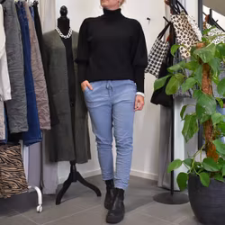 Stretchig Byxa Alva JEANSBLÅ