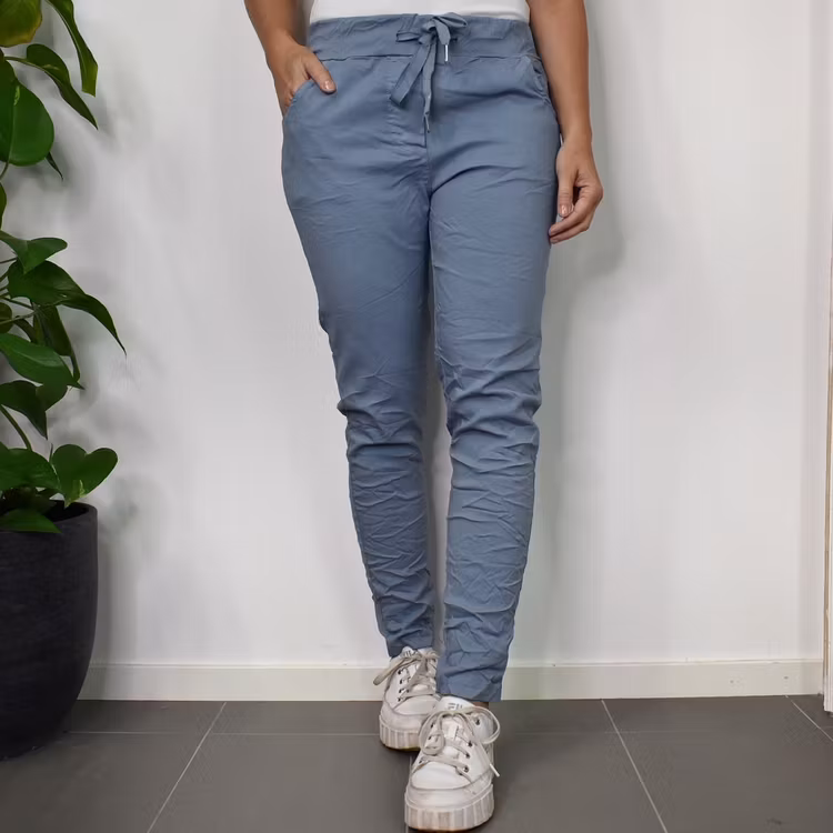 Stretchig Byxa Alva JEANSBLÅ