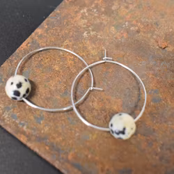 Örhänge Remake Dalmatian SILVER - Jewelry By Elina Dahl