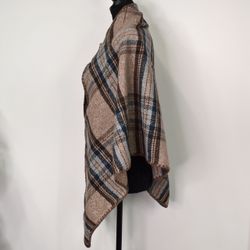 Sjal Stickad TAUPE