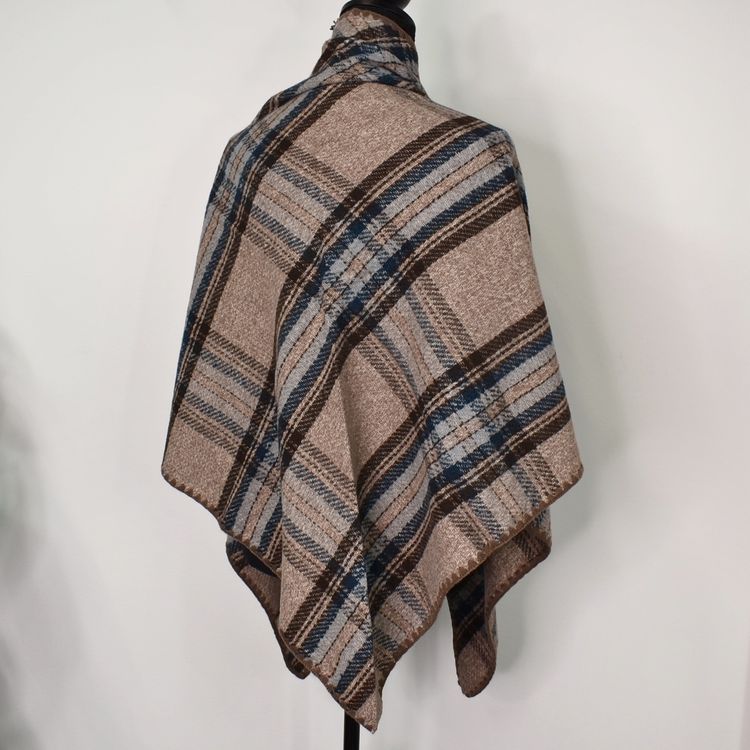 Sjal Stickad TAUPE