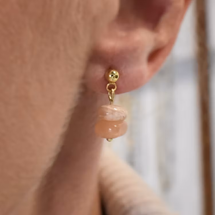 Örhänge Remake Sun Chip GULD - Jewelry By Elina Dahl