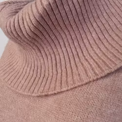 Finstickad Tröja Lös Polo ROSE