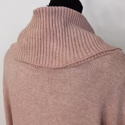 Finstickad Tröja Lös Polo ROSE