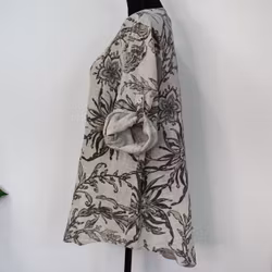 Blus Ellie Mönstrad BEIGE - Mix By Heart