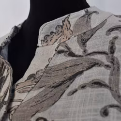 Blus Ellie Mönstrad BEIGE - Mix By Heart