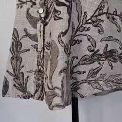 Blus Ellie Mönstrad BEIGE - Mix By Heart