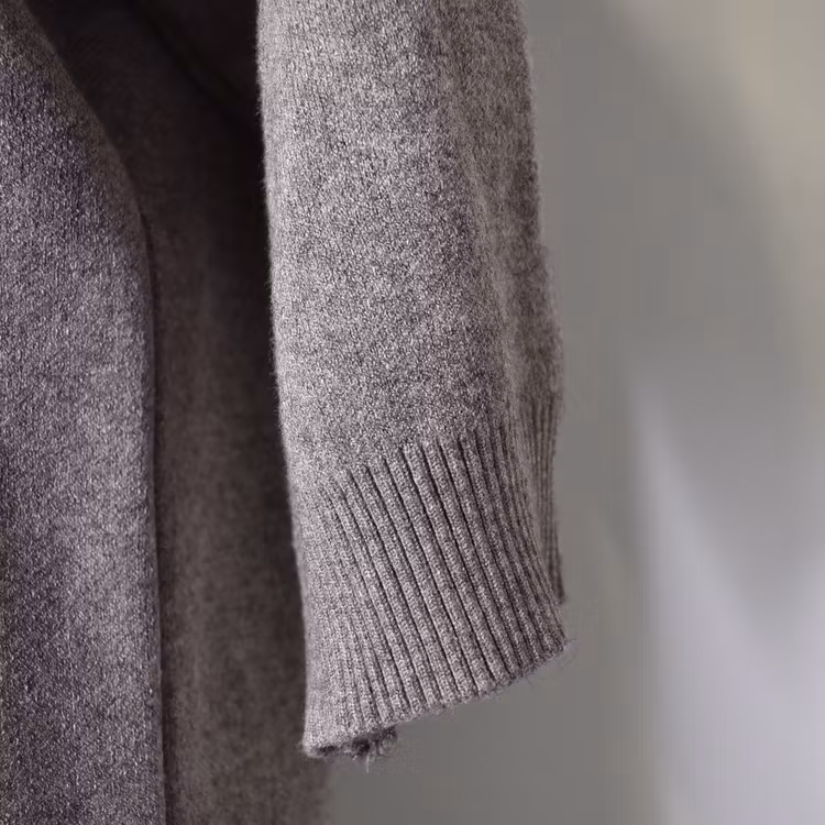 Klänning Halvpolo TAUPE