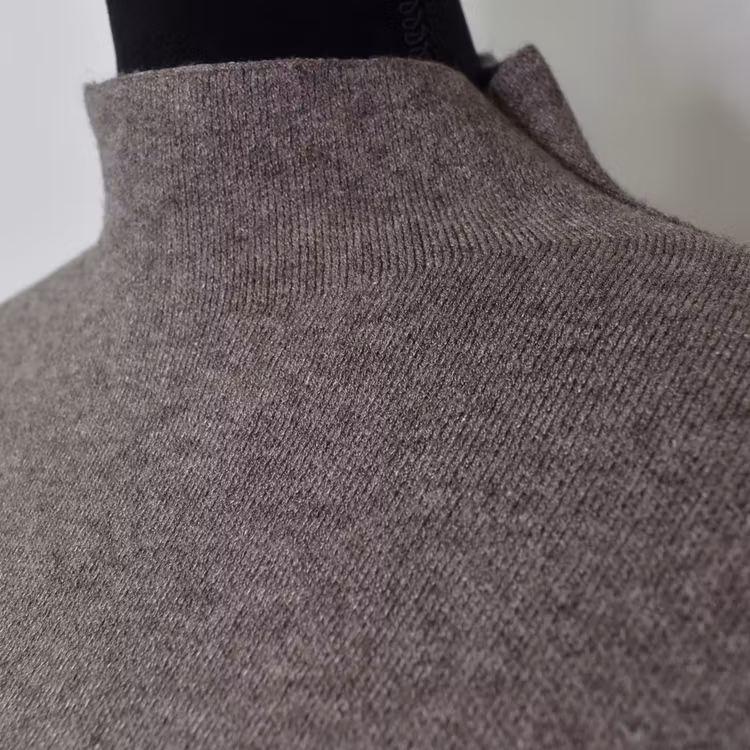 Klänning Halvpolo TAUPE