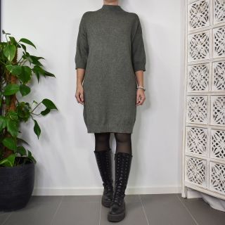 Klänning Halvpolo KAKI