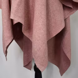 Poncho-sjal med Knapp ROSE