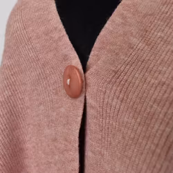 Poncho-sjal med Knapp ROSE