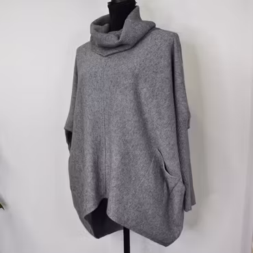 Polotröja Fickor Over Sized GRIGIO MEDIO