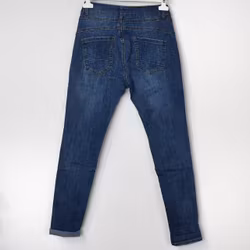 Jeans med Knappar BLÅ - 3D Denim
