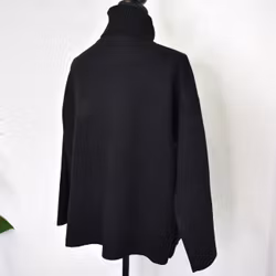 Polotröja Omlott SVART