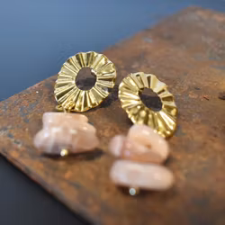 Örhänge Remake Exklusiv Sun Chip GULD - Jewelry By Elina Dahl