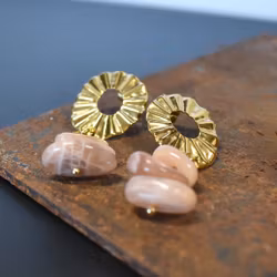 Örhänge Remake Exklusiv Sun Chip GULD - Jewelry By Elina Dahl