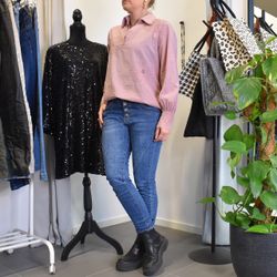 Bomullsblus Brodyr GAMMELROSA - Stajl Agenturer