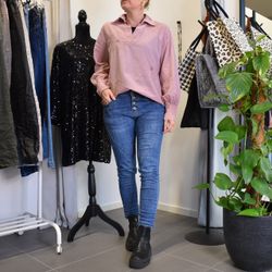 Bomullsblus Brodyr GAMMELROSA - Stajl Agenturer