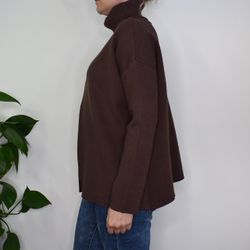 Polotröja Omlott MARRON