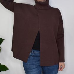 Polotröja Omlott MARRON