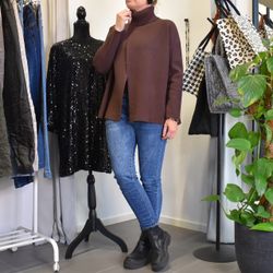 Polotröja Omlott MARRON