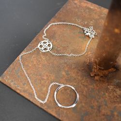 SECOND HAND Handring Sucevita SILVER Storlek 54 - Daily Elegance