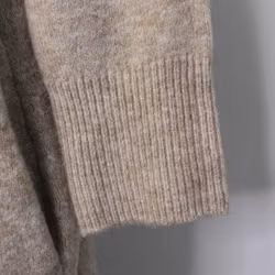Stickad Klänning med Fickor FANGO CHIARO