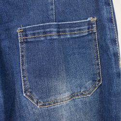 Vida Flare-Jeans Långa BLÅ - 3D Denim