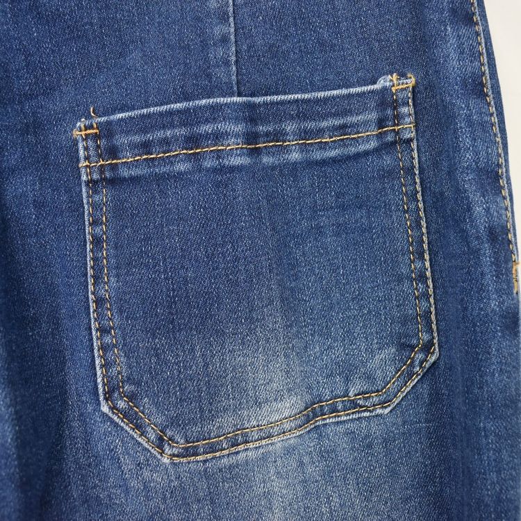 Vida Flare-Jeans Långa BLÅ - 3D Denim