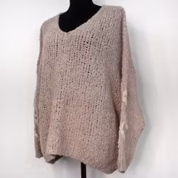 Stickad tröja Iria OLD PINK - Marta du Chateau