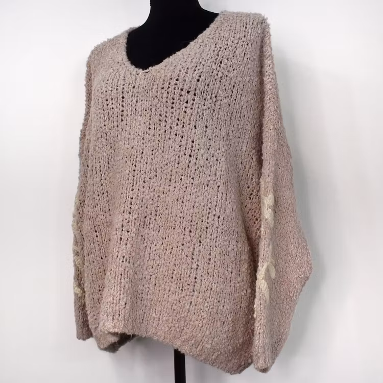 Stickad tröja Iria OLD PINK - Marta du Chateau