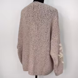 Stickad tröja Iria OLD PINK - Marta du Chateau