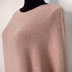 Finstickad tröja Volangärm ROSA