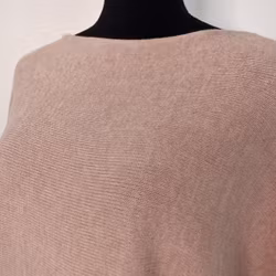 Finstickad tröja Volangärm ROSA