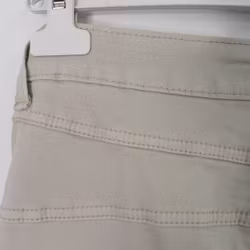 Jeans med Knappar BEIGE CHIARO - 3D Denim