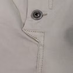 Jeans med Knappar BEIGE CHIARO - 3D Denim