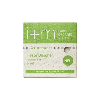Duschtvål Fast WE REDUCE Hemp 50gr - i+m Naturkosmetik Berlin