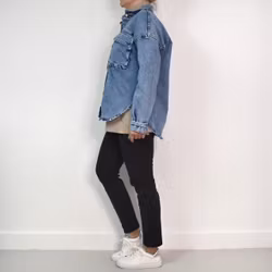 Skjortjacka Denim LJUS BLÅ - 3D Denim