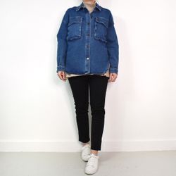Skjortjacka Denim BLÅ - 3D Denim
