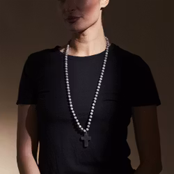 Halsband Caroline GRÅ - The Moshi