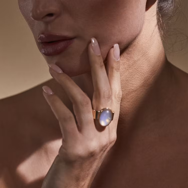 Elastisk ring Sophie GULD - The Moshi