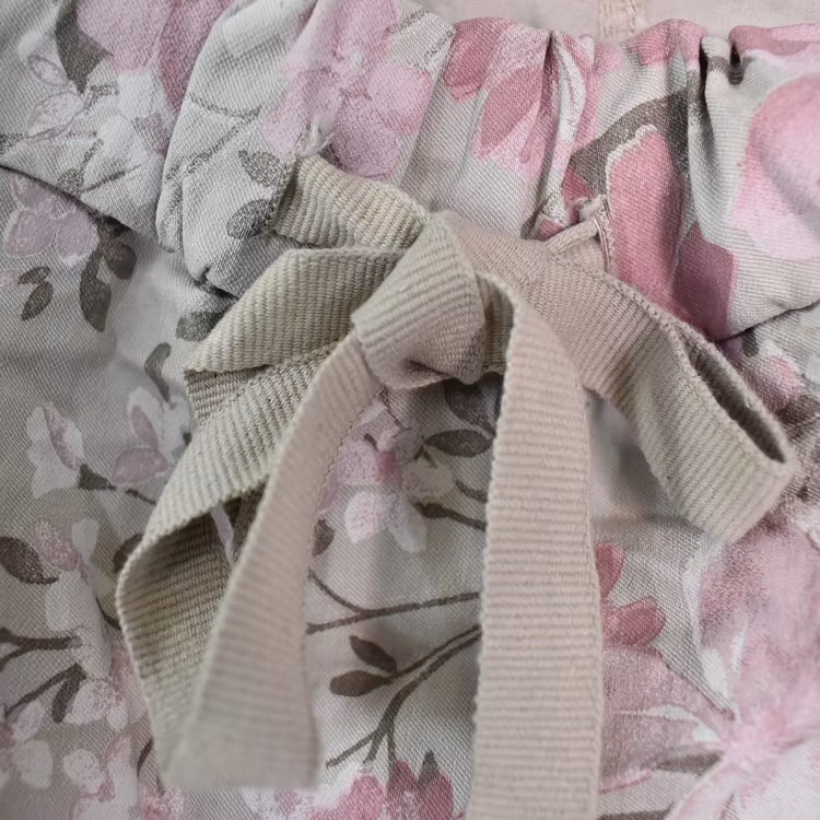 Stretchig Byxa Signe Blommig ROSA - Mix By Heart