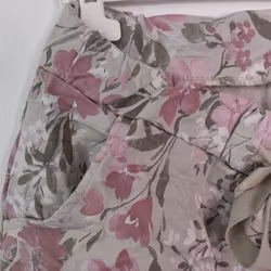 Stretchig Byxa Signe Blommig ROSA - Mix By Heart